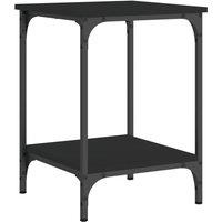 Berkfield Home Coffee Table Black 40x40x55 cm Engineered Wood | Size: 40 x 40 x 55 cm