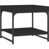 Berkfield Home Coffee Table Black 49.5x49.5x45 cm Engineered Wood