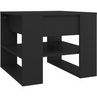 Berkfield Home Coffee Table Black 55.5x55x45 cm Engineered Wood