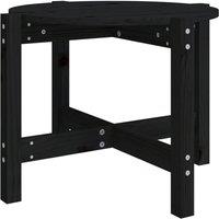 Berkfield Home Coffee Table Black 62.5x45 cm Solid Wood Pine