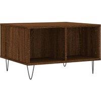 Berkfield Home Coffee Table Brown Oak 60x50x36.5 cm Engineered Wood