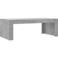 Berkfield Home Coffee Table Concrete Grey 102x50x36 cm Engineered Wood | Size: 102 x 50 x 36 cm