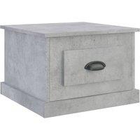 Berkfield Home Coffee Table Concrete Grey 50x50x35 cm Engineered Wood | Size: 50 x 50 x 35 cm