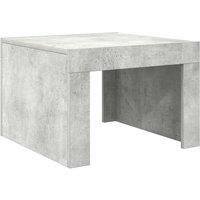 Berkfield Home Coffee Table Concrete Grey 50x50x35 cm Engineered Wood | Size: 50 x 50 x 35 cm