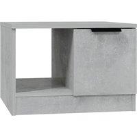 Berkfield Home Coffee Table Concrete Grey 50x50x36 cm Engineered Wood | Size: 50 x 50 x 36 cm