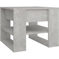Berkfield Home Coffee Table Concrete Grey 55.5x55x45 cm Engineered Wood
