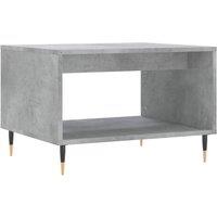 Berkfield Home Coffee Table Concrete Grey 60x50x40 cm Engineered Wood | Size: 60 x 50 x 40 cm