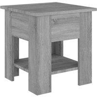 Berkfield Home Coffee Table Grey Sonoma 40x40x42 cm Engineered wood | Size: 40 x 40 x 42 cm
