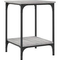 Berkfield Home Coffee Table Grey Sonoma 40x40x55 cm Engineered Wood | Size: 40 x 40 x 55 cm