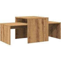 Berkfield Home Coffee Table Artisan Oak 100x48x40 cm Engineered Wood in Brown | Size: 100 x 48 x 40 cm