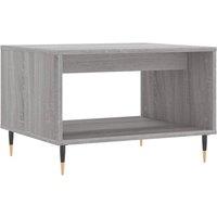 Berkfield Home Coffee Table Grey Sonoma 60x50x40 cm Engineered Wood | Size: 60 x 50 x 40 cm
