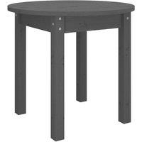 Berkfield Home Coffee Table Grey 45x40 cm Solid Wood Pine