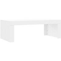 Berkfield Home Coffee Table White 102x50x36 cm Engineered Wood | Size: 102 x 50 x 36 cm
