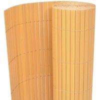 Berkfield Home Double-Sided Garden Fence 110x300 cm Yellow