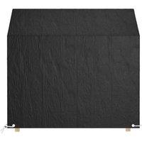 Berkfield Home Garden Bench Covers 2 pcs 8 Eyelets 130x70x70/88 cm Polyethylene in Black
