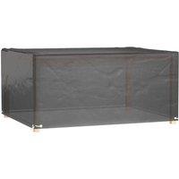 Berkfield Home Garden Furniture Cover 8 Eyelets 180x135x80 cm Rectangular in Black | Size: 180 x 135 x 80 cm