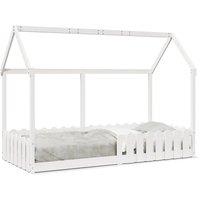 Berkfield Home Kids' House Bed Frame without Mattress White 90x190 cm Single