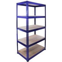 Monstershop Q-Rax Blue Shelving Units - 90cm x 180cm x 50cm | Size: 90 cm x 180 cm x 50 cm