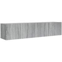 Berkfield Home 2 Piece TV Cabinet Set Grey Sonoma Engineered Wood
