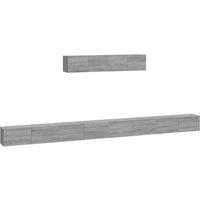 Berkfield Home 4 Piece TV Cabinet Set Grey Sonoma Engineered Wood