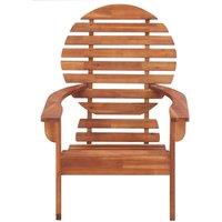 Berkfield Home Adirondack Chair Solid Acacia Wood in Brown