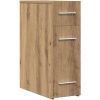 Berkfield Home Apothecary Cabinet Artisan Oak 20x45.5x60 cm Engineered Wood in Brown