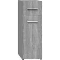 Berkfield Home Apothecary Cabinet Grey Sonoma 20x45.5x60 cm Engineered Wood