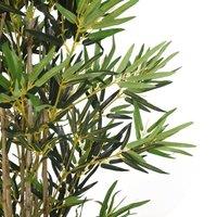 Berkfield Home Artificial Bamboo Tree 1380 Leaves 200 cm Green