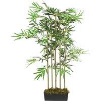 Berkfield Home Artificial Bamboo Tree 730 Leaves 120 cm Green