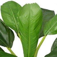 Berkfield Home Artificial Banana Tree Plant with Pot 150 cm Green