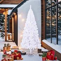 Berkfield Home Artificial Christmas Tree L 240 cm White