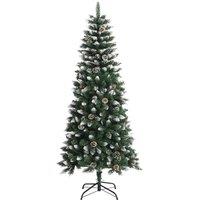 Berkfield Home Artificial Christmas Tree with Stand Green 150 cm PVC