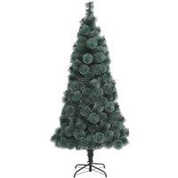 Berkfield Home Artificial Christmas Tree with Stand Green 210 cm PET