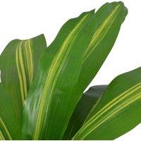 Berkfield Home Artificial Dracaena Plant with Pot 90 cm Green