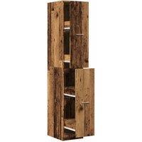 Berkfield Home Apothecary Cabinet Old Wood 30x41x174.5 cm Engineered Wood in Brown