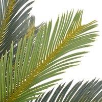 Berkfield Home Artificial Plant Cycas Palm with Pot Green 90 cm