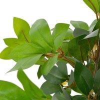 Berkfield Home Artificial Plant Laurel Tree with Pot Green 120 cm