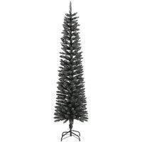 Berkfield Home Artificial Slim Christmas Tree with Stand Green 210 cm PVC