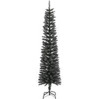 Berkfield Home Artificial Slim Christmas Tree with Stand Green 240 cm PVC