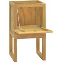 Berkfield Home Bathroom Cabinet 45x45x75 cm Solid Wood Teak in Brown | Size: 45 x 45 x 75 cm