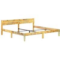 Berkfield Home Bed Frame Solid Reclaimed Wood 200x200 cm