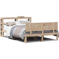 Berkfield Home Bed Frame with Headboard without Mattress 160x200 cm in Light Tan