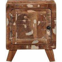 Berkfield Home Bedside Cabinet 40x32x46 cm Solid Wood Reclaimed | Size: 40 x 32 x 46 cm