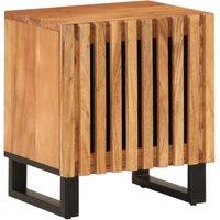 Berkfield Home Bedside Cabinets 2 pcs 40x34x46 cm Solid Wood Acacia in Brown | Size: 40 x 34 x 46 cm