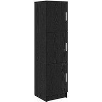 Berkfield Home Black Oak Sideboard Black Oak MDF & Wood Veneer Medium