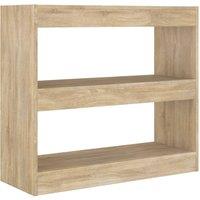 Berkfield Home Book Cabinet/Room Divider Sonoma Oak 80x30x72 cm in Brown | Size: 80 x 30 x 72 cm