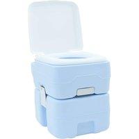 Berkfield Home Camping loo light blue body+white lid NA NA NA
