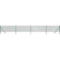 Berkfield Home Chain Link Fence Green 1x10 m
