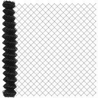 Berkfield Home Chain Link Fence Grey 1.6x10 m Steel