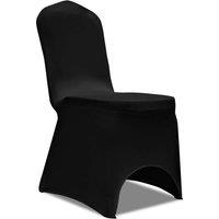 Berkfield Home Chair Cover Stretch Black 30 pcs